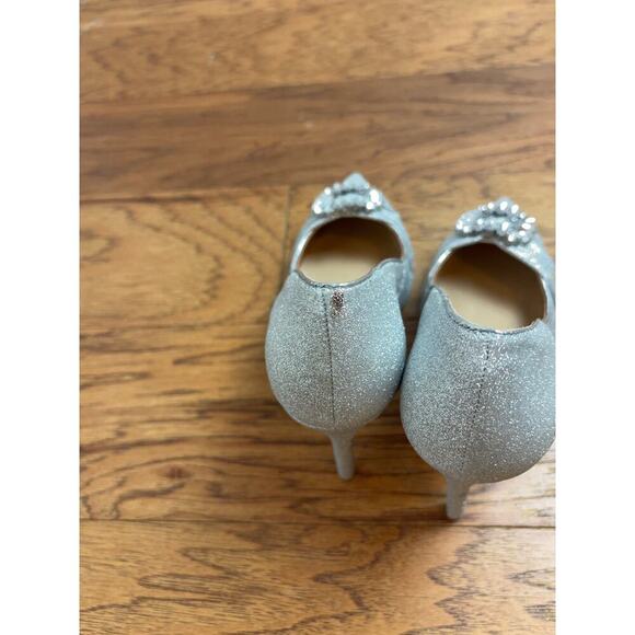 B21 Schutz Meisho Glam Glitter Pointed Pumps Womens 7 Disco Glam Fairy Coquette - Picture 8 of 11